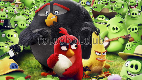 птицы, Энгри Бертс, angry birds, детские, для мальчика, для девочки, 3д, 3d, игра, свинки, свиньи